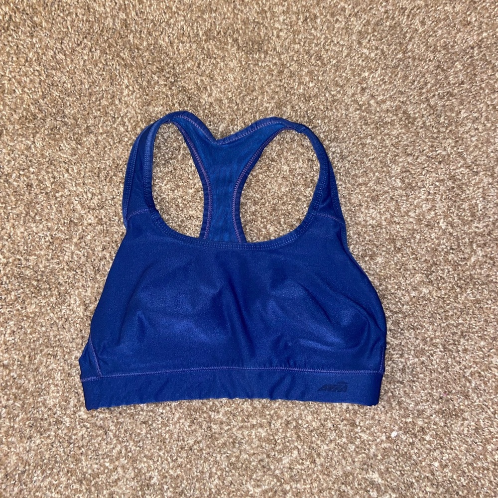 Royal blue sports bra